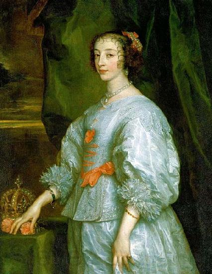 Anthony Van Dyck Queen Henrietta Maria, London 1632